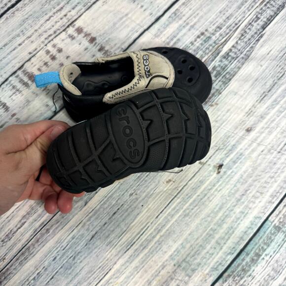 Crocs Baby Boys Slip-On Clog Shoes Size 3 Lightweight - Picture 3 of 4